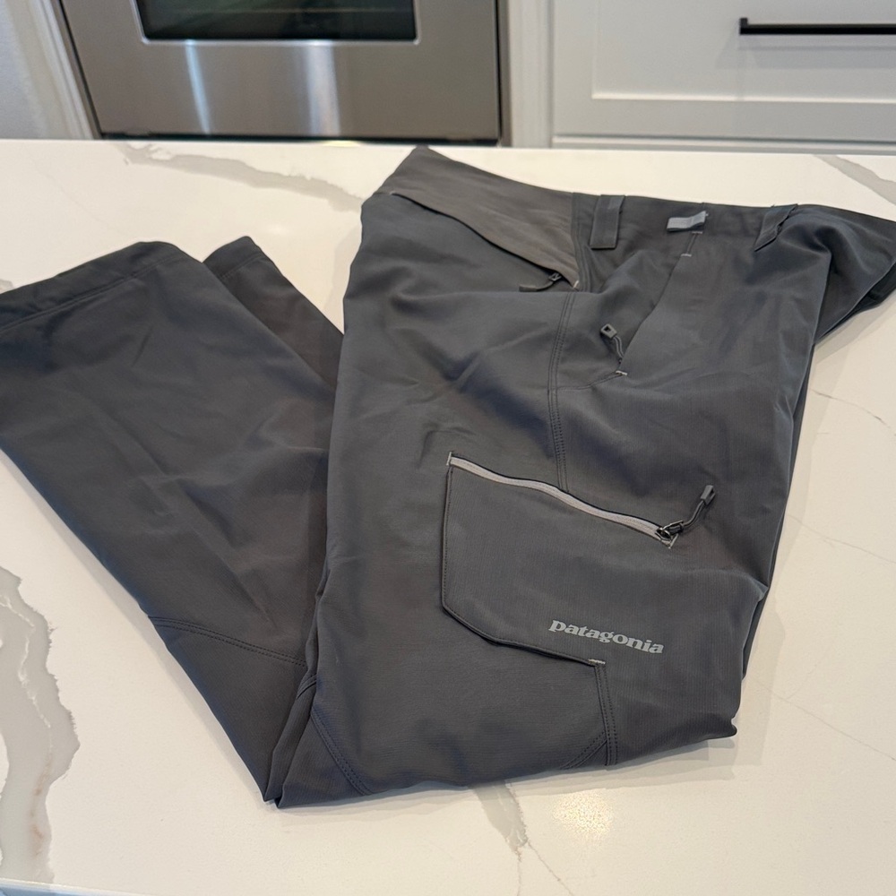 Patagonia Women's Simul Alpine Pants Dark Gray Hiking Outdoor Size:8
